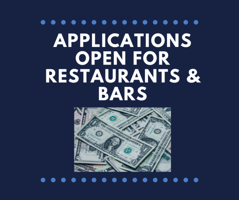 Business Relief Application for Restaurants and Bars
